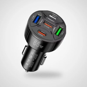 65W 5-port car charger